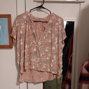 Floral Pink Women's Top